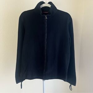 Prada Sport Full Zip Fleece Jacket Black Size S